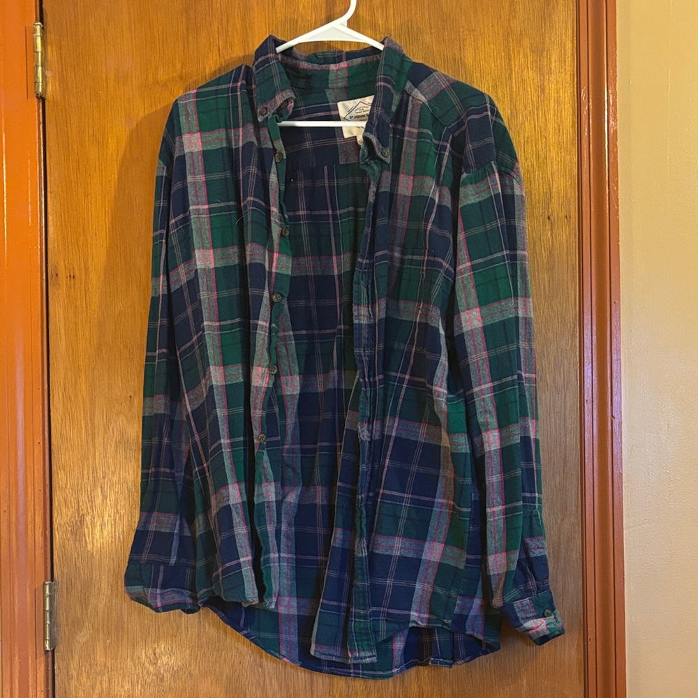 Flannel button down
